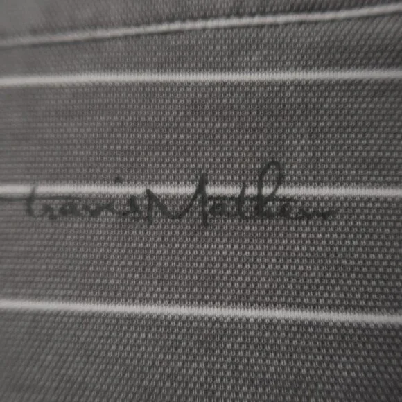 Travis Mathew Lt Gray Striped Polo (L) Excellent! ⛳️ ⛳️ - Picture 4 of 7